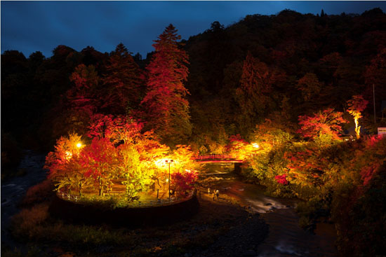 酒蔵周辺紅葉スポット